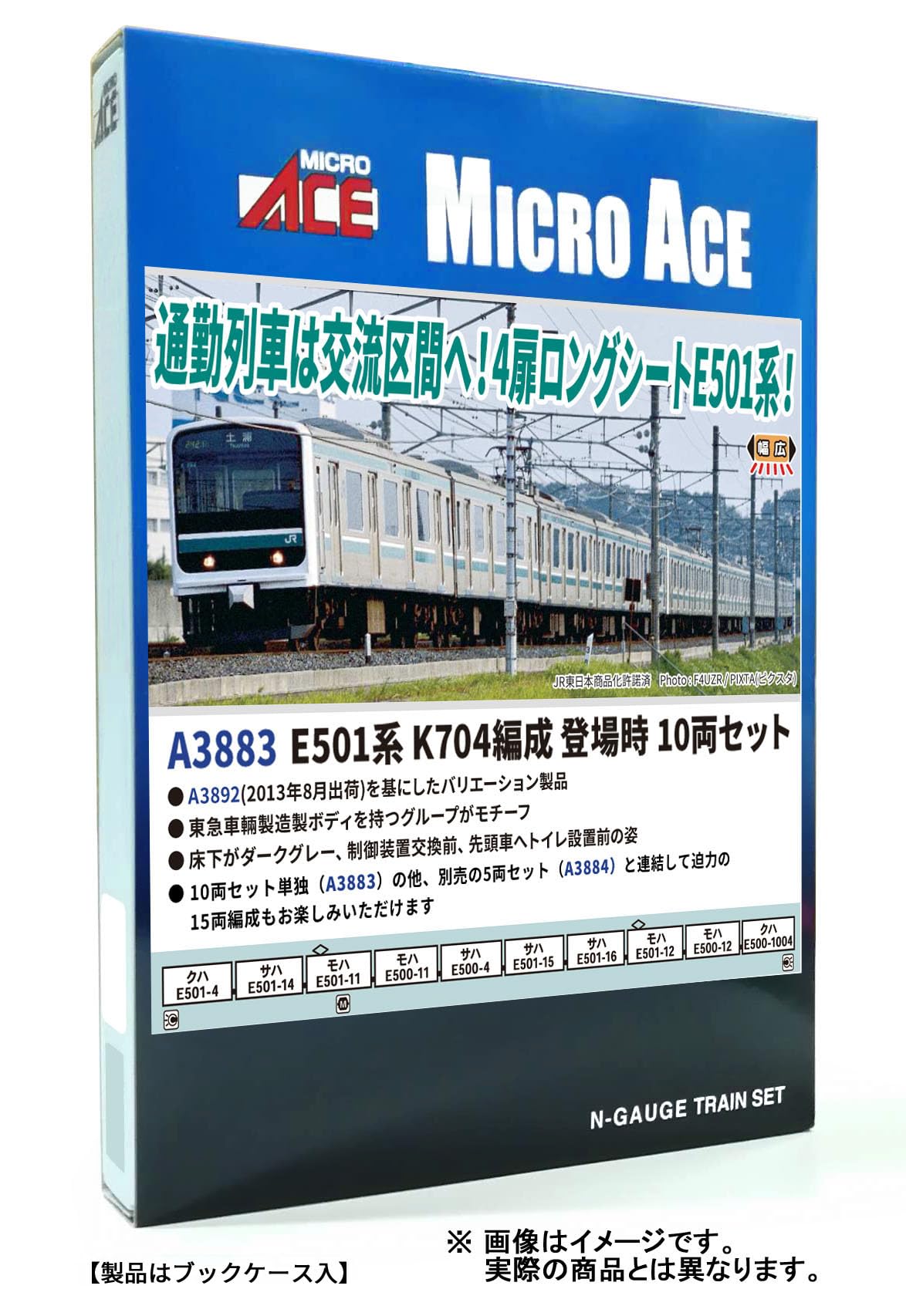 Amazon | マイクロエース (MICRO ACE) Nゲージ E501系 K704編成 登場時